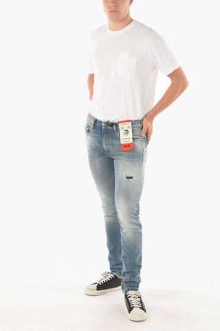 16cm Distressed D-STRUKT-P Slim Fit Jeans L32