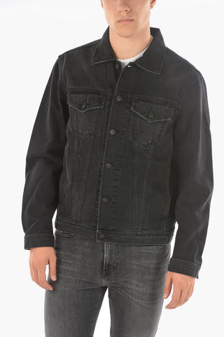 Giubbotto NHILL-SP4 in Denim Lavaggio Scuro