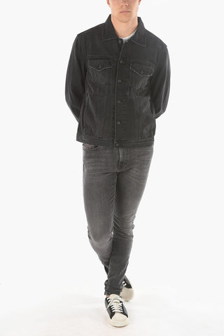 Giubbotto NHILL-SP4 in Denim Lavaggio Scuro