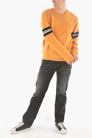 Embossed Logo K-HOUSTON Crew-Neck Sweater