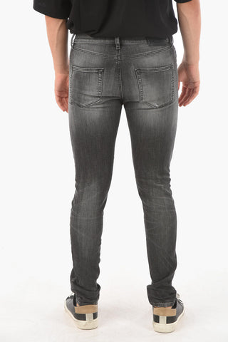 Jogg  Jeans D-STRUKT-T slim fit effetto vintage 15cm