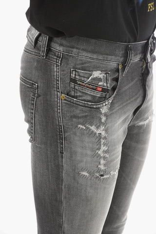 Jogg  Jeans D-STRUKT-T slim fit effetto vintage 15cm