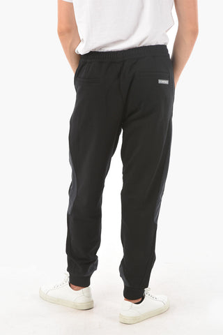 Side Contrasting Band PANEL Cotton Joggers