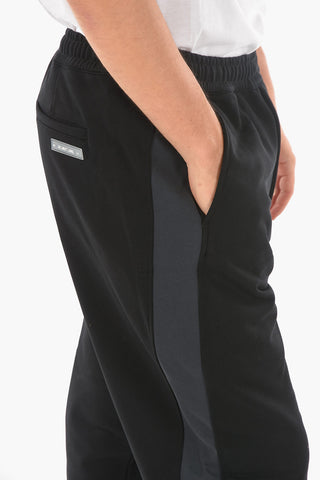Side Contrasting Band PANEL Cotton Joggers