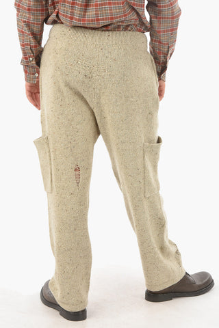 Joggers Cargo SWTR in Misto Lana Distressed