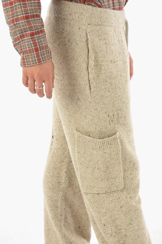 Joggers Cargo SWTR in Misto Lana Distressed