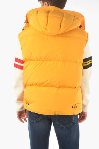 Sleeveless W-ROLF-SL Down Jacket with Removable Hood