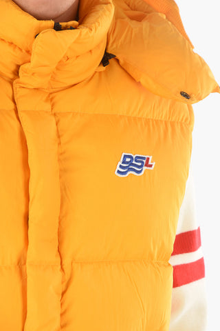 Sleeveless W-ROLF-SL Down Jacket with Removable Hood