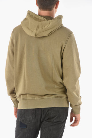 Solid Color S-GIRK-HOOD-ZIP-MOHI Hoodie with Zip Closure