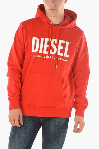 maxi front printed S-GIRK-HOOD-ECOLOGO hoodie