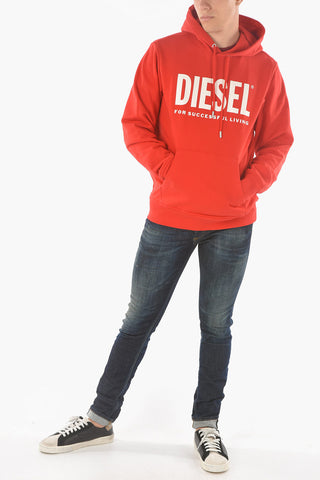 maxi front printed S-GIRK-HOOD-ECOLOGO hoodie