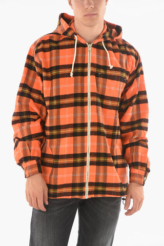 Breast Pocket Tartan S-HAIG-A Hoodie