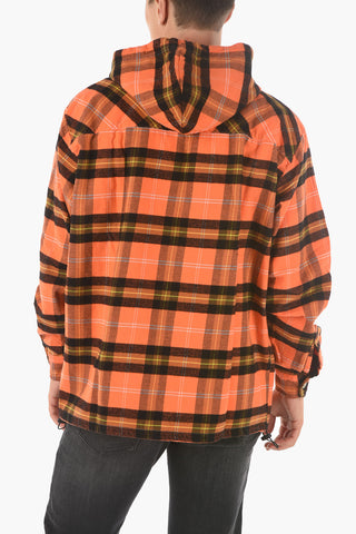 Breast Pocket Tartan S-HAIG-A Hoodie