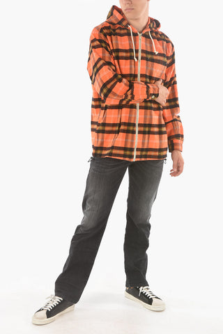 Breast Pocket Tartan S-HAIG-A Hoodie