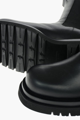 Leather STORM Chelsea Boots with Platform Sole
