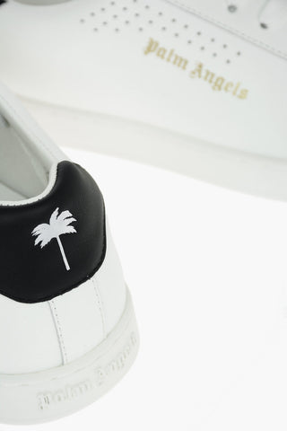 Leather NEW TENNIS Sneakers with Logo Print