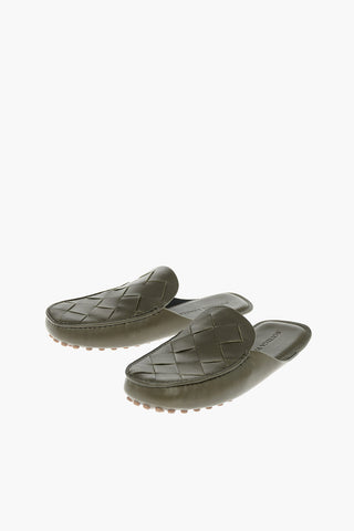 Mocassino Open-back DOUGLAS in Pelle Intrecciata