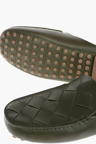 Mocassino Open-back DOUGLAS in Pelle Intrecciata