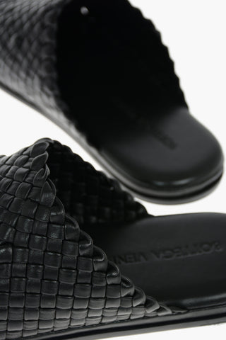 Braided Soft Leather TUBULAR LAGOON Slippers