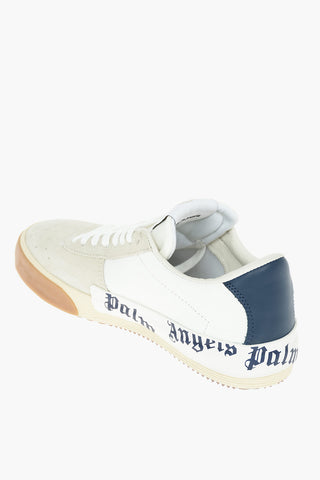 Suede NEW VULCANIZED Low-top Sneakers with Printed Lettering Logo