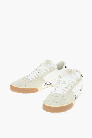 Sneakers Basse NEW VULCANIZED in Suede con Logo stampato in Lettering