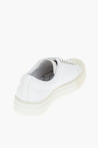 Fabric Leather W.O. NEW Low-top Sneakers with Crepe Sole