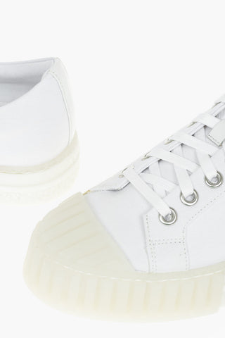 Fabric Leather W.O. NEW Low-top Sneakers with Crepe Sole