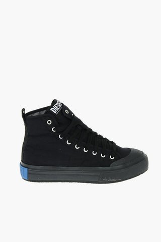 Sneakers Alte S-MUJI MC con Dettagli Argentati