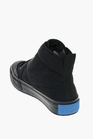 Sneakers Alte S-MUJI MC con Dettagli Argentati