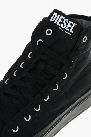 Sneakers Alte S-MUJI MC con Dettagli Argentati