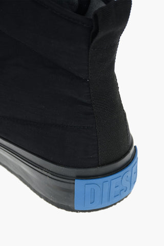Sneakers Alte S-MUJI MC con Dettagli Argentati