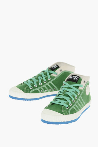 contrasting details fabric S-YUK MC high top sneakers