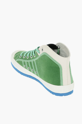 contrasting details fabric S-YUK MC high top sneakers