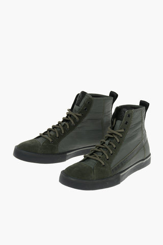 suede details nylon S-DVELOWS ML high top sneakers