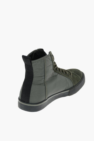 suede details nylon S-DVELOWS ML high top sneakers