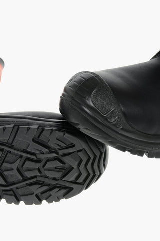 Contrasting Details Leather H-WOODKUT CH Boots