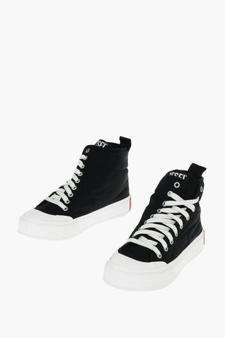 Sneakers Alte S-MUJI MC W in Nylon con Suola a Contrasto