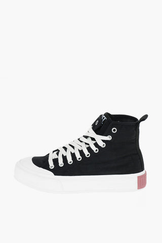Sneakers Alte S-MUJI MC W in Nylon con Suola a Contrasto