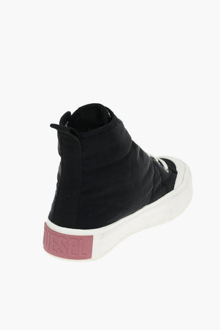 Sneakers Alte S-MUJI MC W in Nylon con Suola a Contrasto
