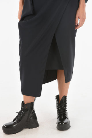 Asymmetrical Cut MAFFY Longuette with Front Split