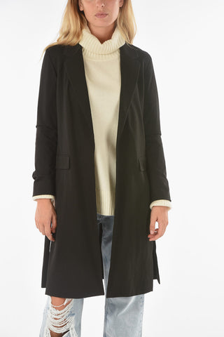 Jersey ALEIDA Duster Coat with Side Splits