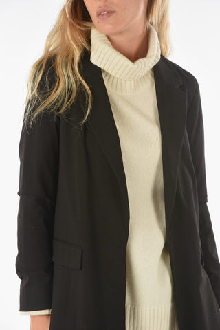 Jersey ALEIDA Duster Coat with Side Splits