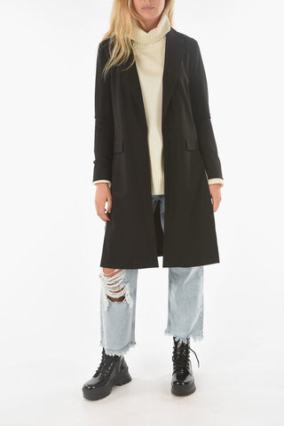 Jersey ALEIDA Duster Coat with Side Splits