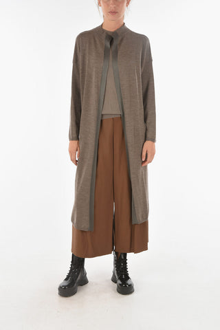 Long SWAPS Cardigan with Contrasting Bands
