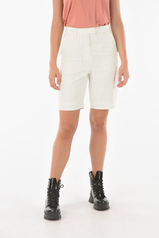 Shorts Gessati CLEA a Vita Alta