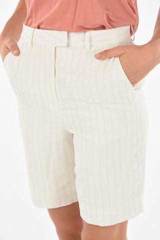 Shorts Gessati CLEA a Vita Alta