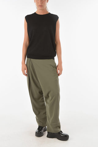 Knitted CURLIN Tank Top with Ribbed Hems