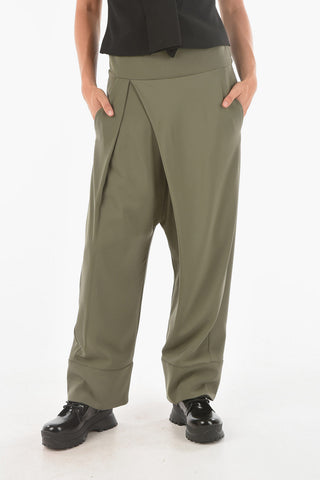 Asymmetrical Cut PORTAVENTURA Pants with Side Zip