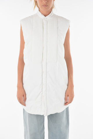 MM6 Diplomatic Collar Padded Shirt Dress