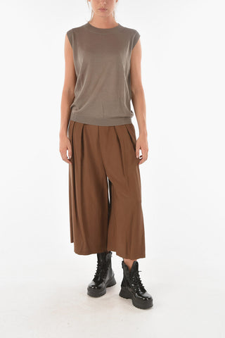 Strick-Tanktop CURLIN mit gerippten Säumen